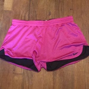 pink nike shorts